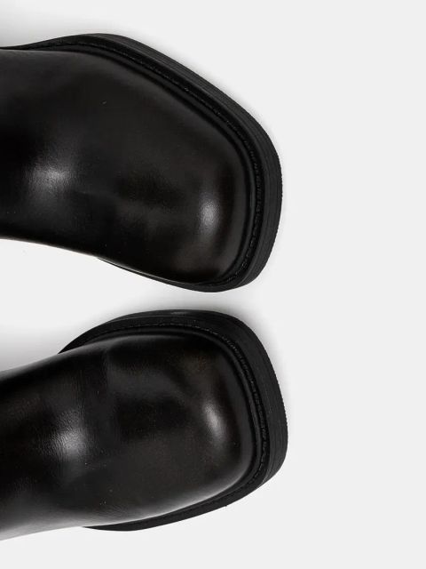 Pinko kozaki Alys damskie kolor czarny na słupku SD0153 P056 Z99