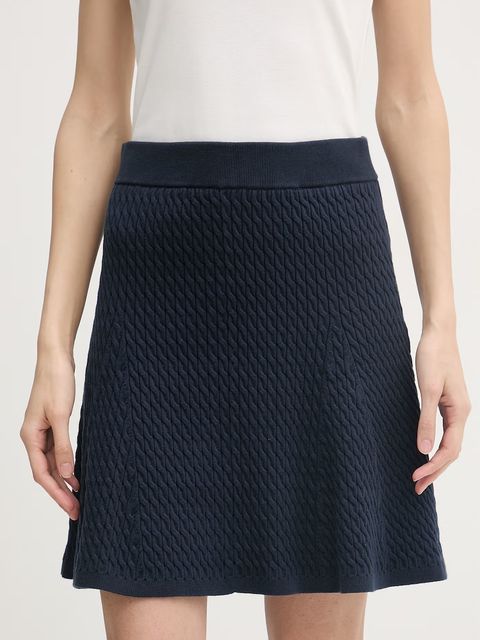 Tommy Hilfiger spódnica z bawełną - zdjęcie produktu nr 2