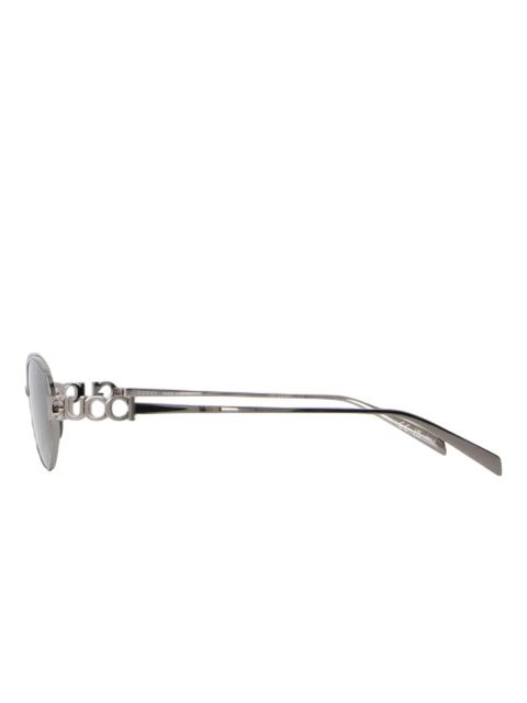 Gucci Eyewear oval-frame sunglasses - Grey - zdjęcie produktu nr 2
