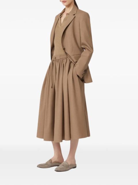 Max Mara drawstring elasticated skirt - Brown - zdjęcie produktu nr 2
