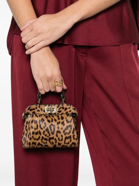 FENDI nano Peekaboo mini bag - Brown