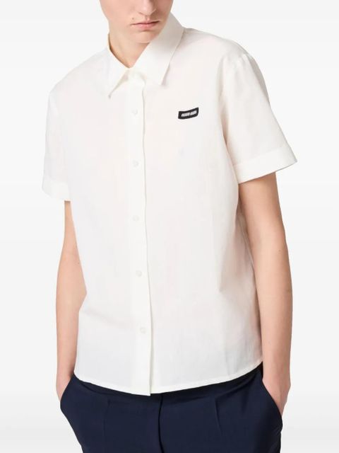 Miu Miu poplin shirt - White