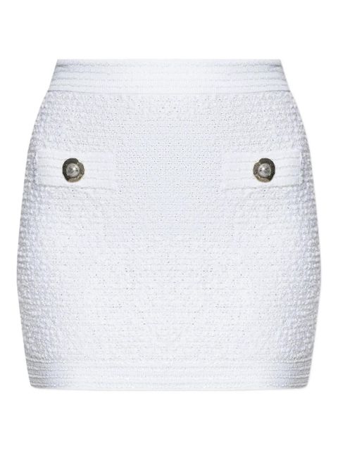 Balmain tweed mini skirt - Neutrals - zdjęcie produktu nr 2