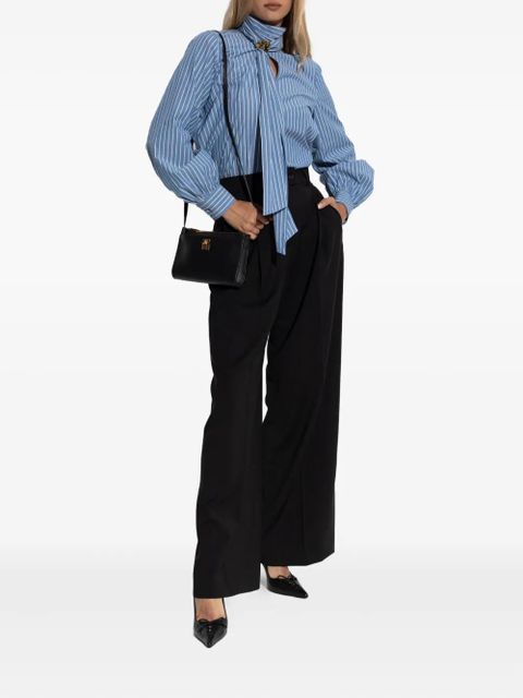 Max Mara Disco striped flower-embellished blouse - Blue - zdjęcie produktu nr 2