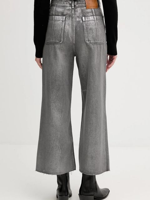 United Colors of Benetton jeansy damskie kolor szary 48UHDE02M