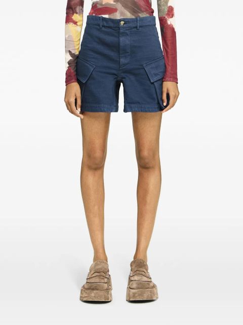 JW Anderson cargo twill shorts - Blue