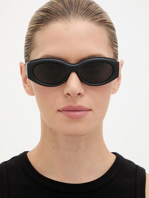 Jimmy Choo okulary przeciwsłoneczne damskie kolor czarny 0JC6002U