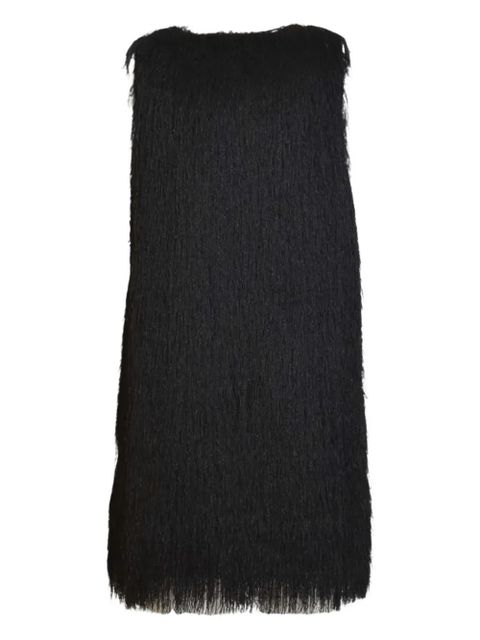 SOLOTRE V-neck dress - Black - zdjęcie produktu nr 2