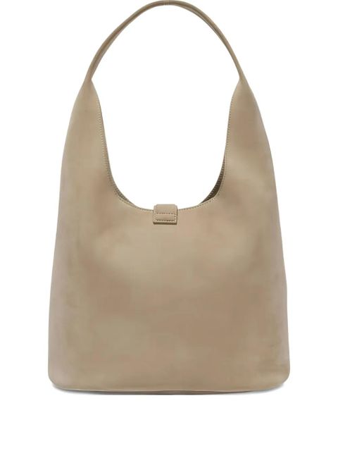 Simkhai Khai suede curved-handle shoulder bag - Neutrals - zdjęcie produktu nr 1