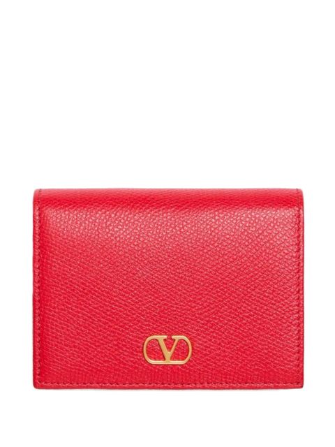 Valentino Garavani v-logo signature wallet - Red - zdjęcie produktu nr 1