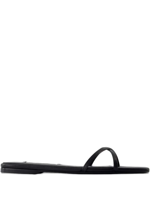 TOTEME crossover leather sandals - Black - zdjęcie produktu nr 1