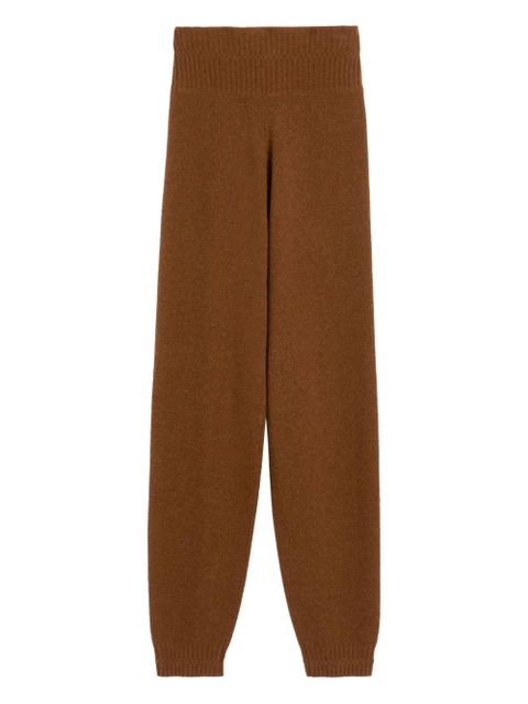 Max Mara knitted high-waisted trousers - Brown - zdjęcie produktu nr 1