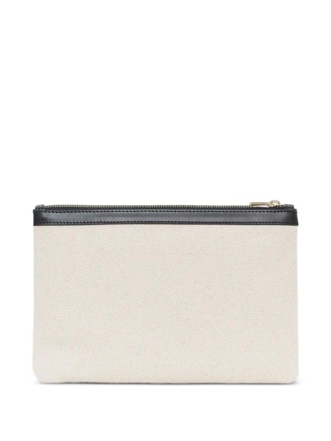 ANINE BING Lili clutch bag - Neutrals