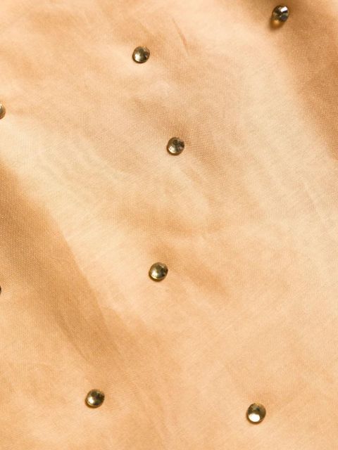 Oséree crystal-embellished tied cover-up - Neutrals