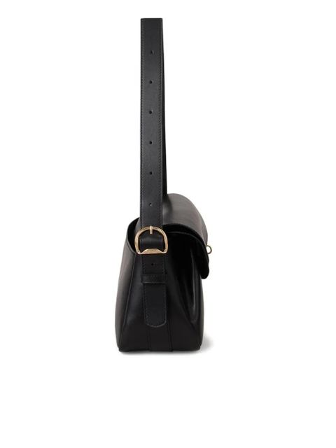 SANDRO leather shoulder bag - Black