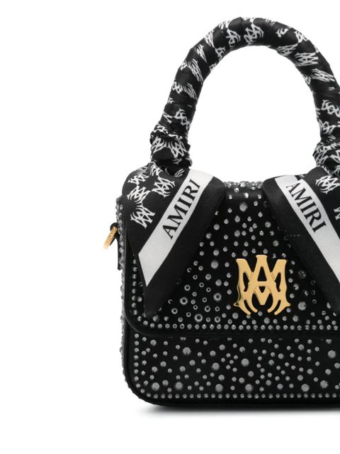 AMIRI rhinestone-embellished mini bag - Black