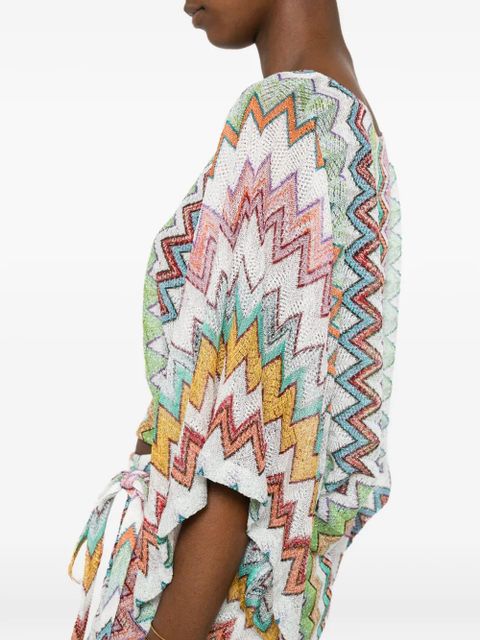 Missoni zigzag-pattern blouse - White