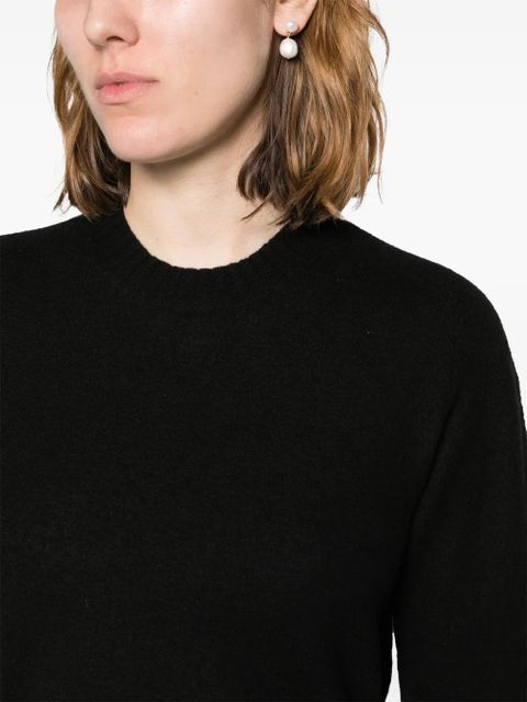 Jil Sander crew-neck wool jumper - Black