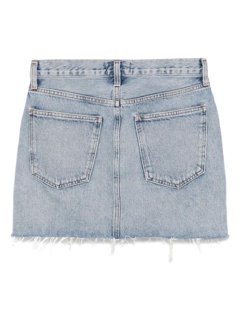 AGOLDE V-waist Mini skirt - Blue - zdjęcie produktu nr 2