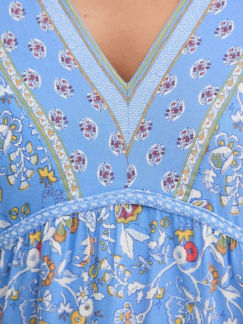 women'secret koszula nocna damska kolor niebieski 4929181