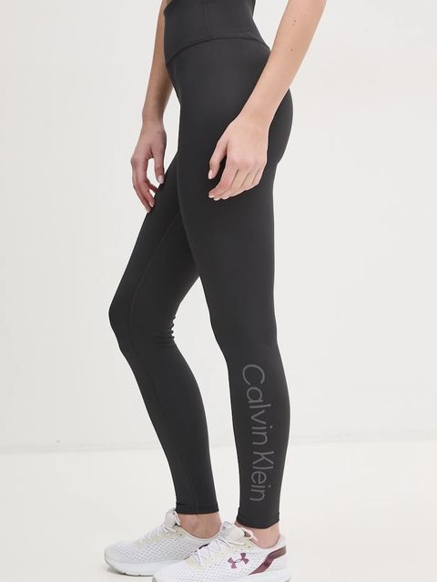 Calvin Klein Performance legginsy treningowe kolor szary gładkie LVGWS5L612 - zdjęcie produktu nr 1