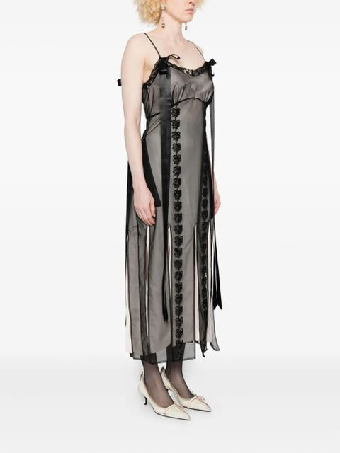 Simone Rocha multi-split maxi dress - Black