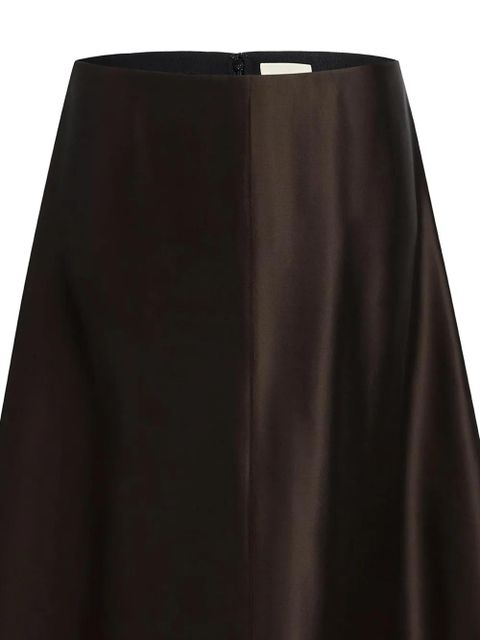 KHAITE A-line mid skirt - Brown - zdjęcie produktu nr 2