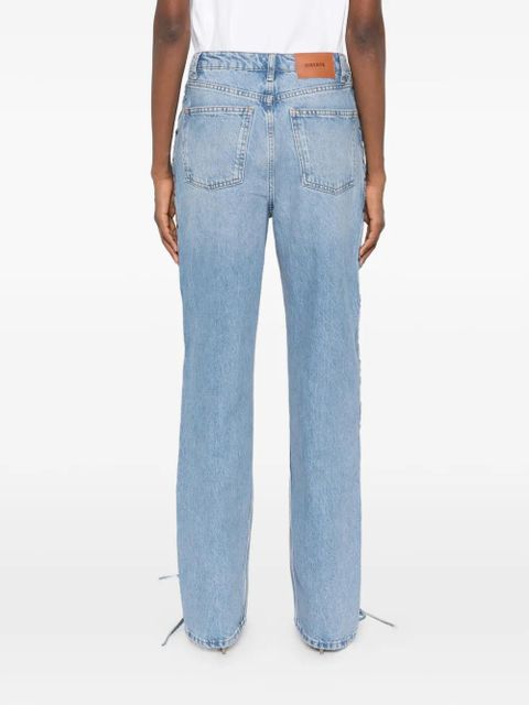 ROTATE BIRGER CHRISTENSEN lace-up jeans - Blue