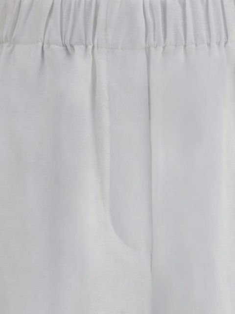 Loro Piana Valerio elastic-waist trousers - White