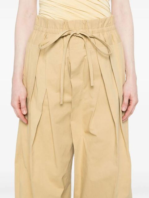 Jil Sander cotton trousers - Brown