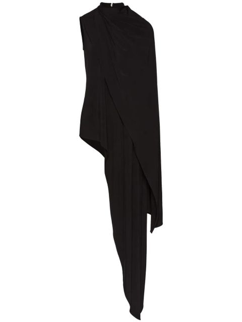 Magda Butrym draped-detail mini dress - Black - zdjęcie produktu nr 1