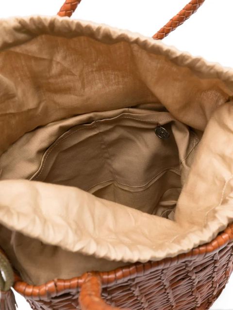 DRAGON DIFFUSION leather bucket bag - Brown