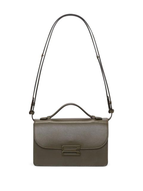 Victoria Beckham mini Dorian top-handle clasp satchel bag - Green