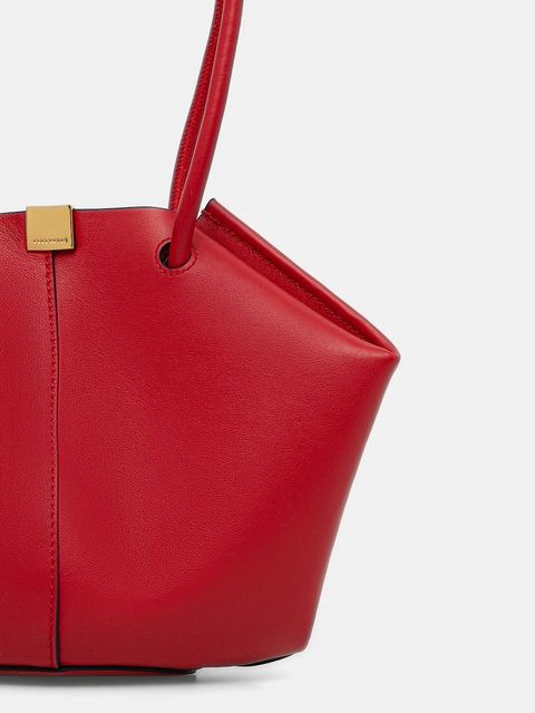 Coccinelle torebka skórzana KAMY kolor czerwony E1 U2L 11 03 01