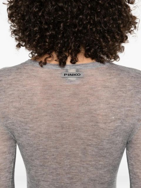 PINKO long-sleeve T-shirt - Grey