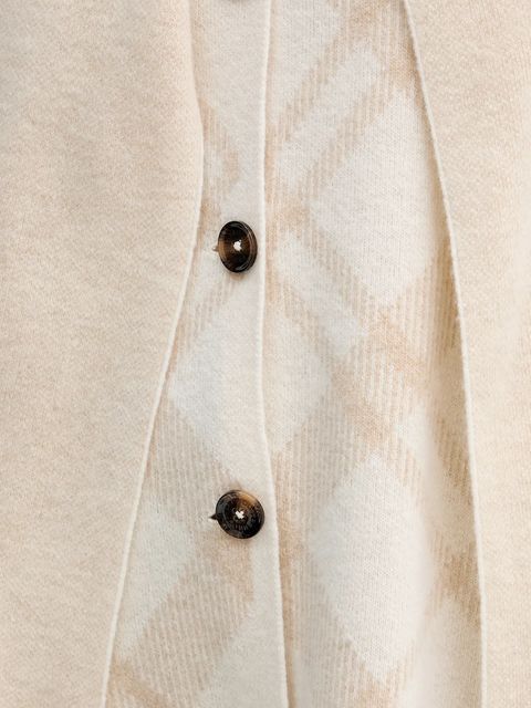 Barbour kardigan z dodatkiem wełny Vienna damski kolor beżowy LKN1734