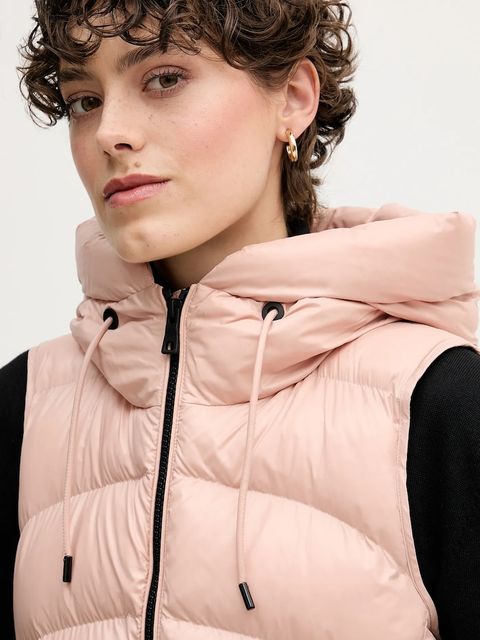 Geox bezrękawnik BLEYZE kolor pomarańczowy przejściowy W5628C T3121