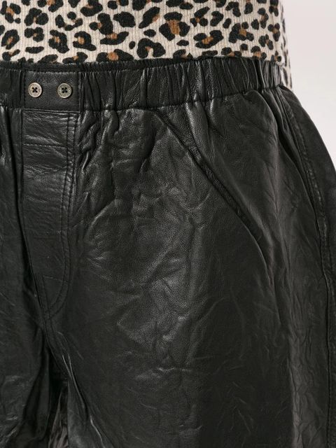 Zadig&Voltaire high-rise crinkle shorts - Black