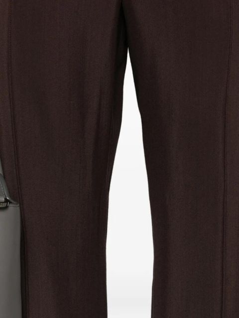 TOM FORD side-seam drawstring trousers - Brown