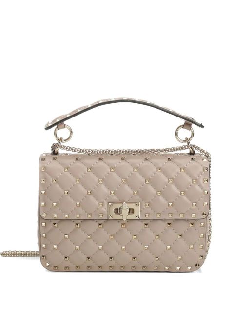 Valentino Garavani medium Rockstud Spike shoulder bag - Neutrals - zdjęcie produktu nr 1