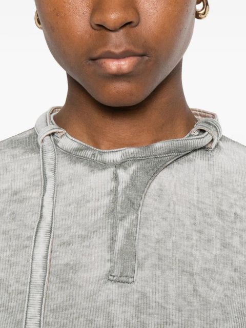 Diesel t-gary rib T-shirt - Grey