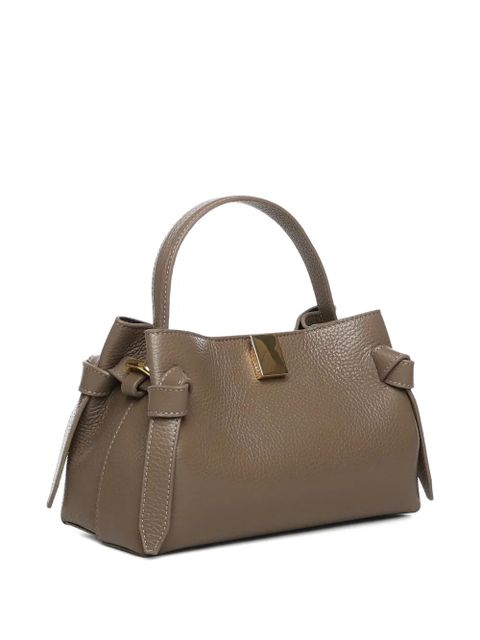 Yuzefi mini Gyoza leather tote bag - Neutrals