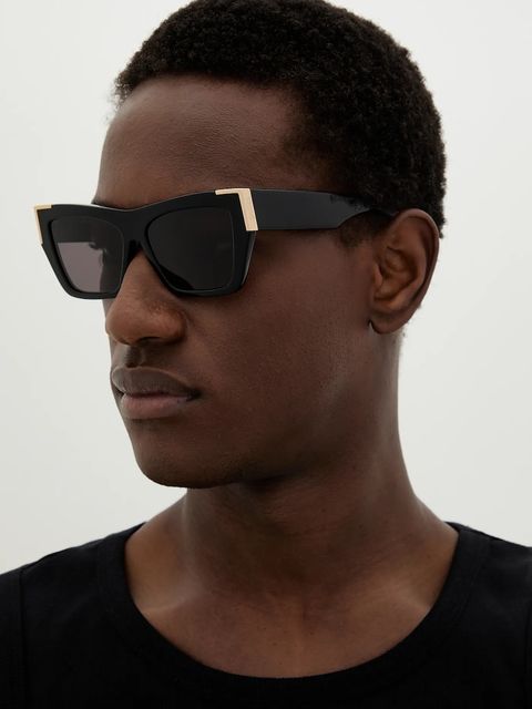 Palm Angels okulary przeciwsłoneczne kolor czarny PERI099_551007