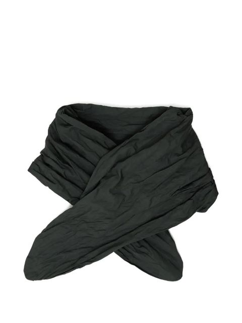 TOTEME crinkled draped scarf - Green - zdjęcie produktu nr 1