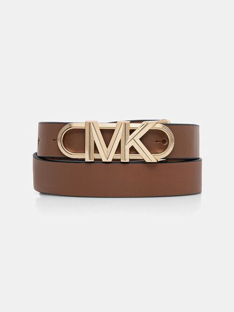 MICHAEL Michael Kors pasek skórzany dwustronny damski kolor brązowy 29MKWB528999
