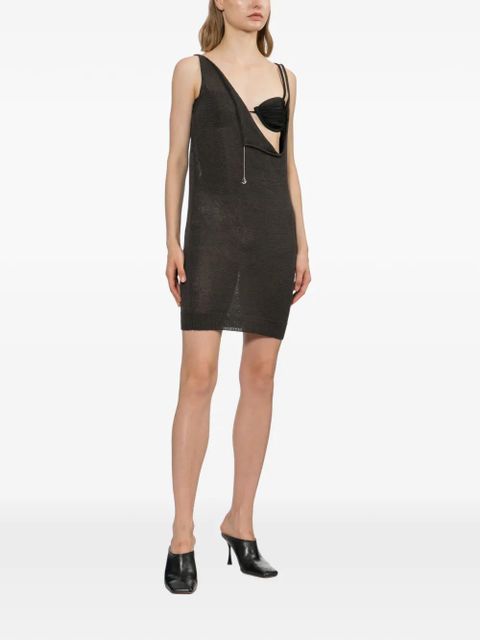 Paloma Wool Long Lotti mini dress - Brown - zdjęcie produktu nr 2