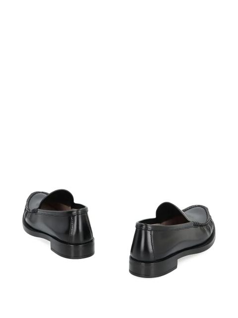 Prada leather loafers - Black