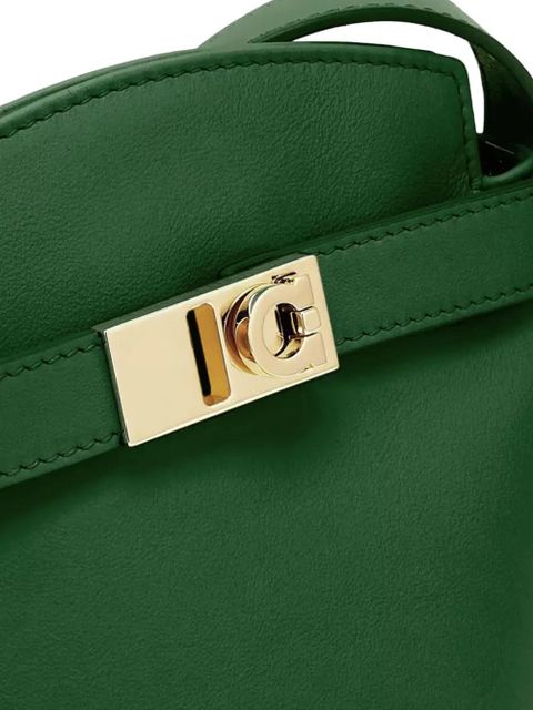 Ferragamo Gancini-buckle cross body bag - Green
