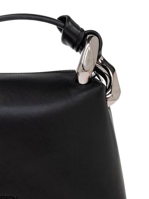 JW Anderson knot-detail leather tote bag - Black