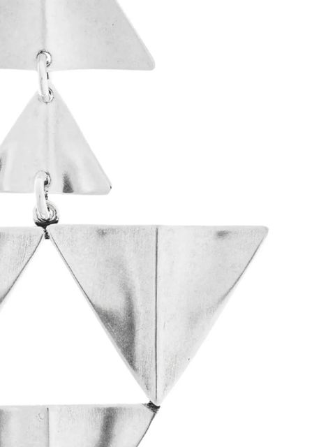 ISABEL MARANT triangle-geometric earrings - Silver